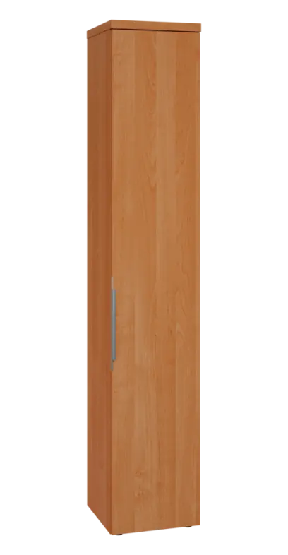 SIN 6 - 4D kancelářská skříň, 1-dveřová, pravá, 2170x400x400, olše jantar